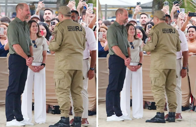 Príncipe William é flagrado em Copacabana